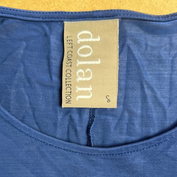 Anthropologie Dolan Sanibel Blue Sleeve Side Tie Dress Size S - Picture 2 of 7